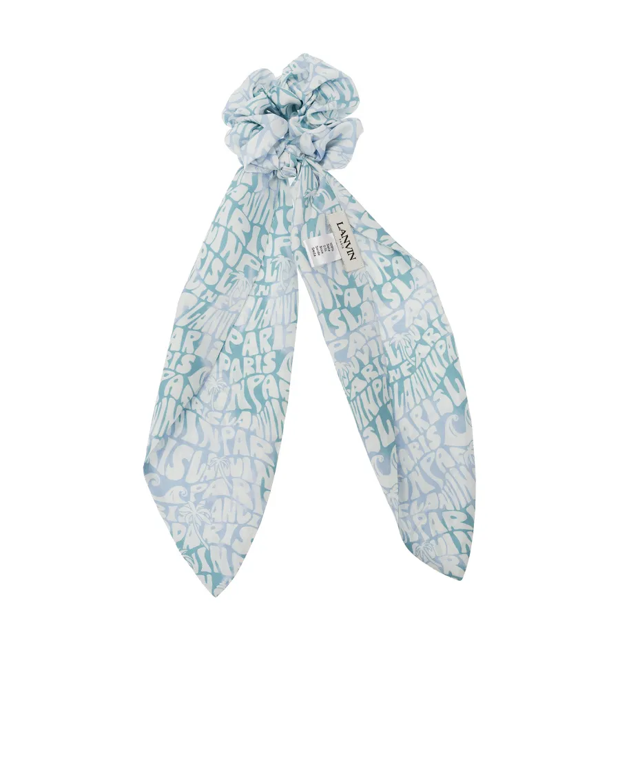 Logo-Pattern Scrunchie