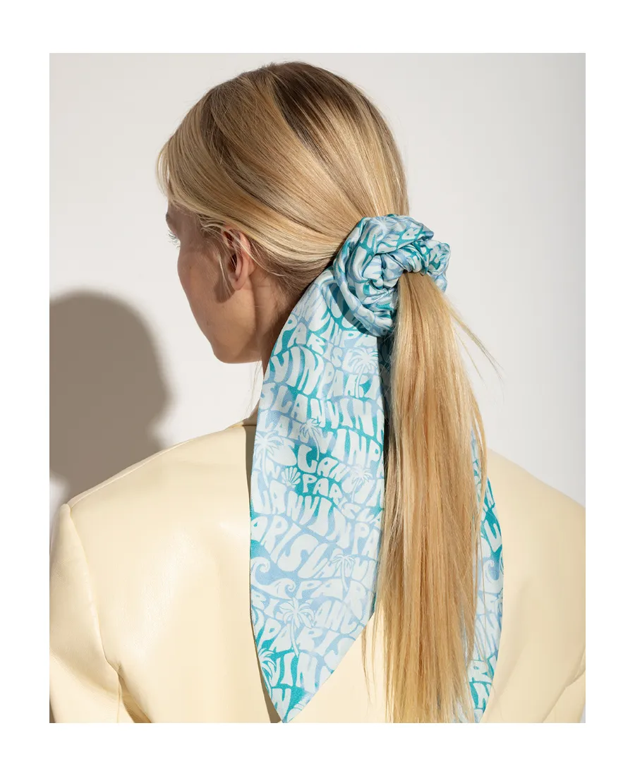 Logo-Pattern Scrunchie