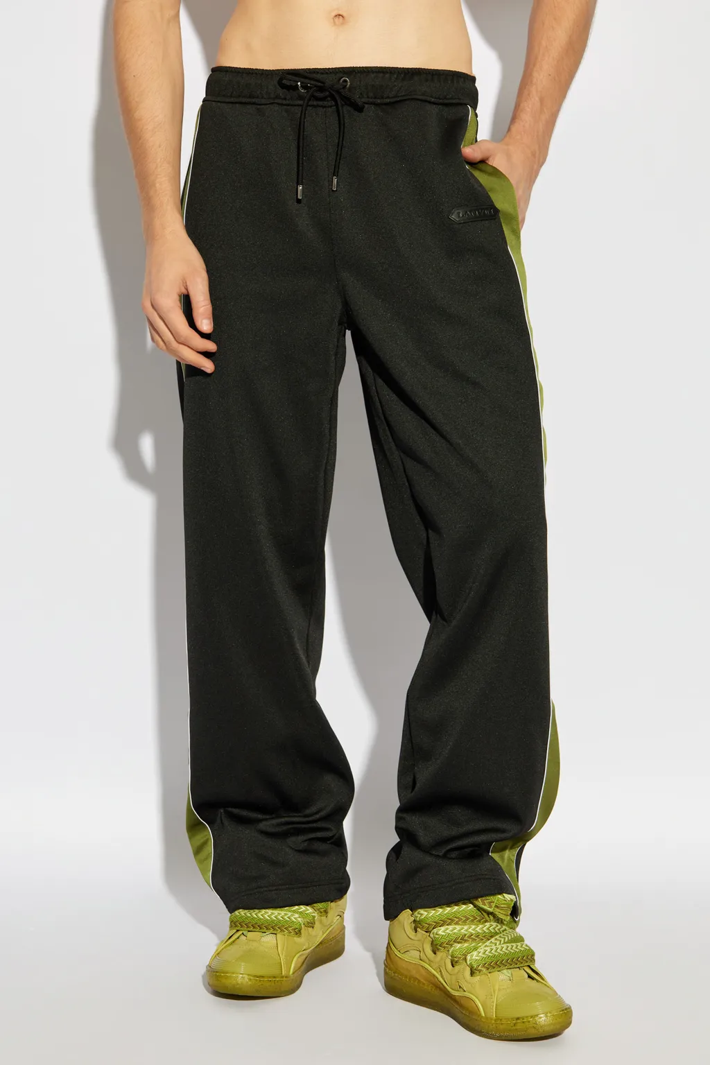 Logo Patch Drawstring Pants