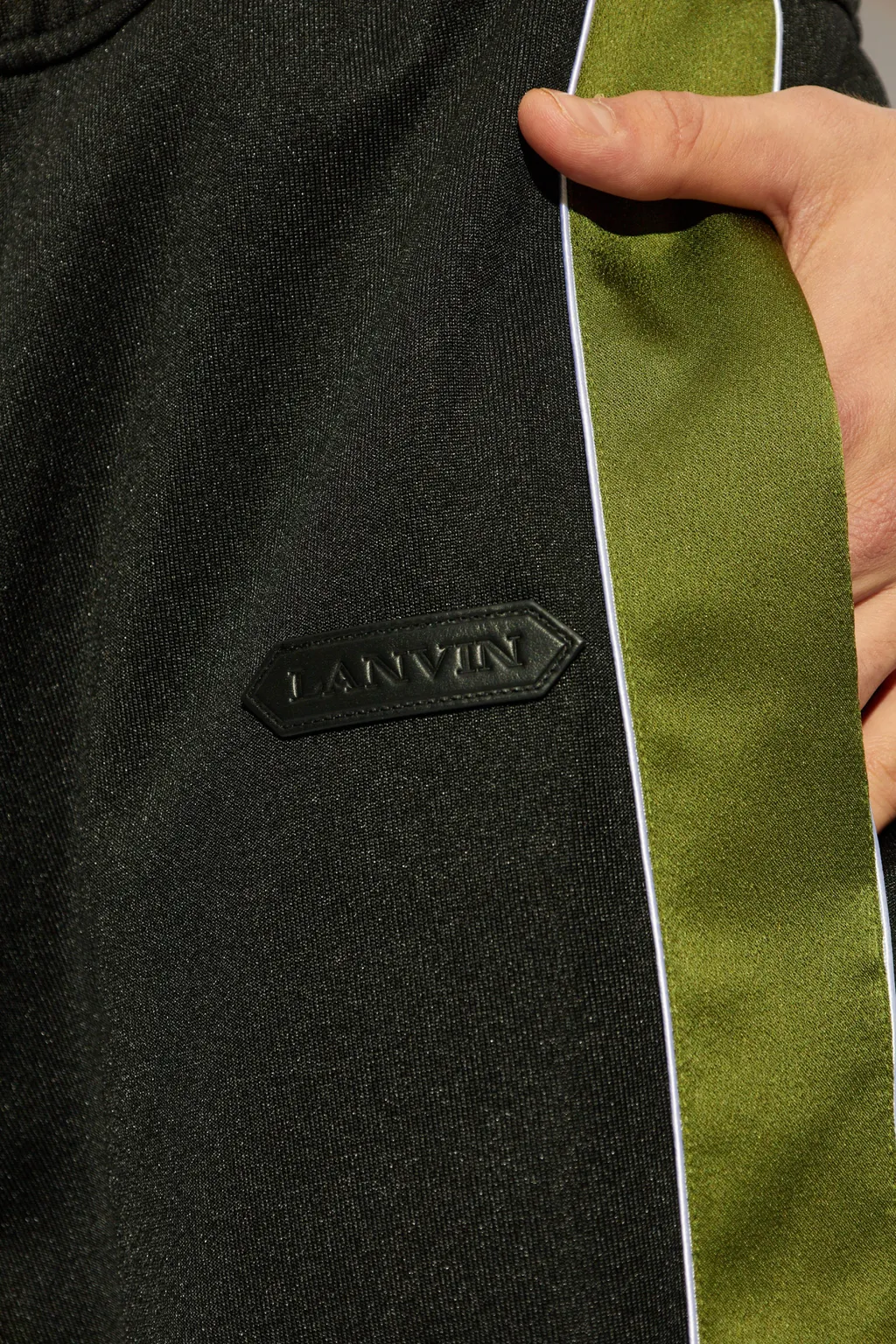 Logo Patch Drawstring Pants