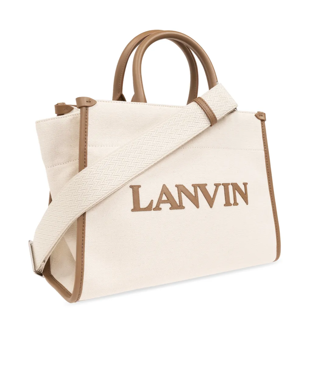 Logo Patch Shopping Bag