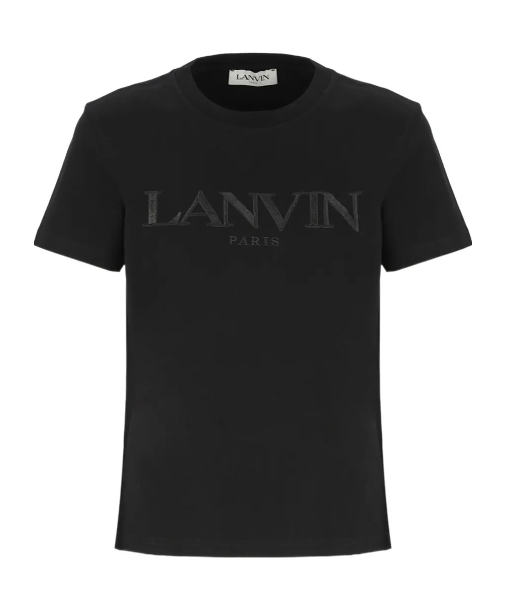 Logo Embroidered Crewneck T-Shirt