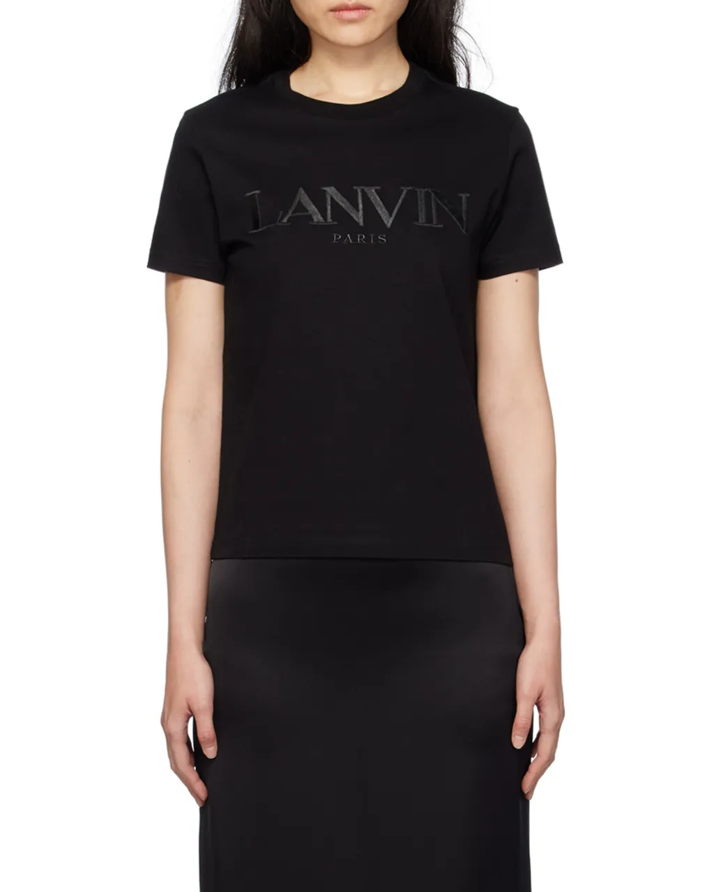 Logo Embroidered Crewneck T-Shirt