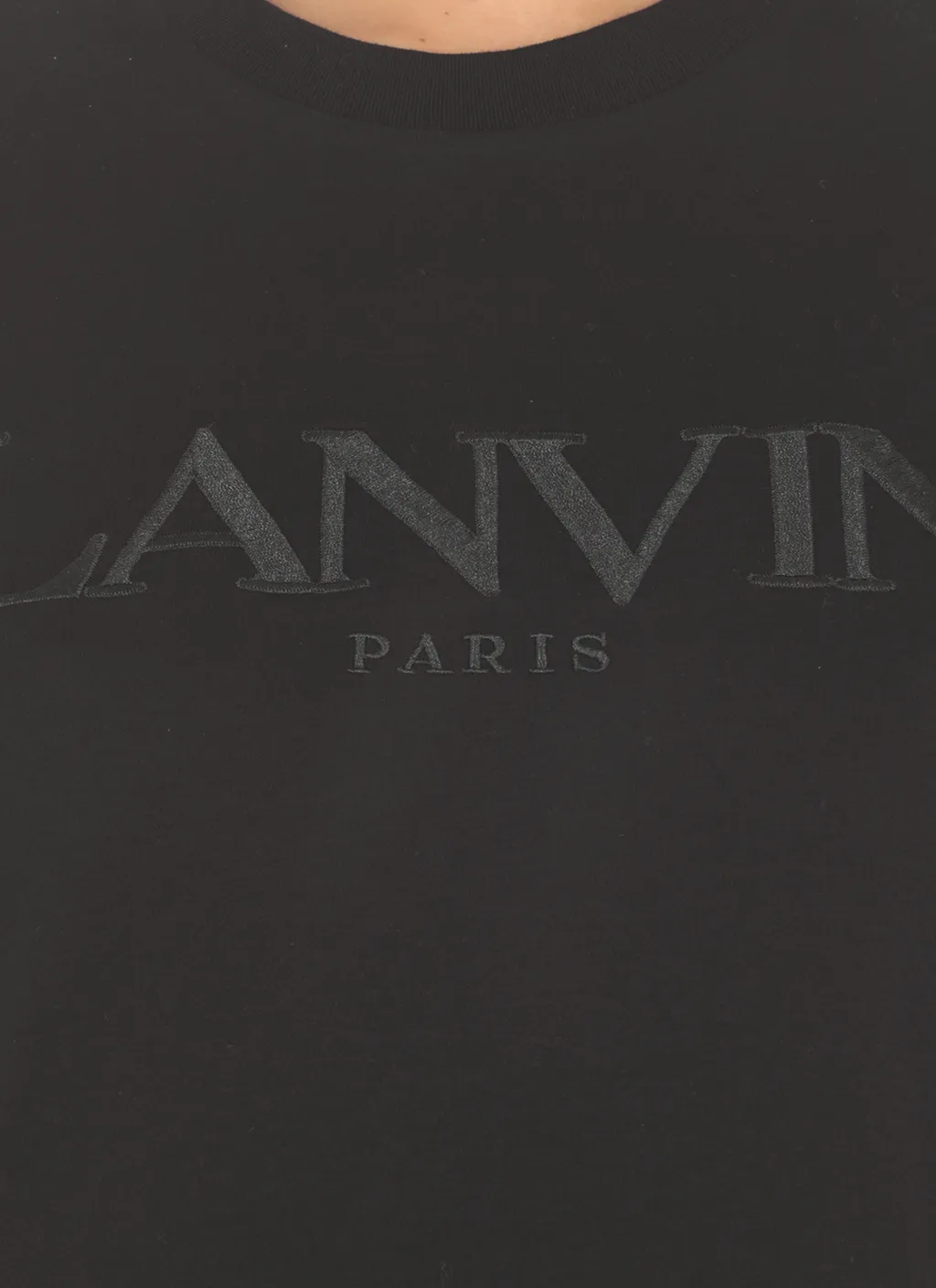 Logo Embroidered Crewneck T-Shirt