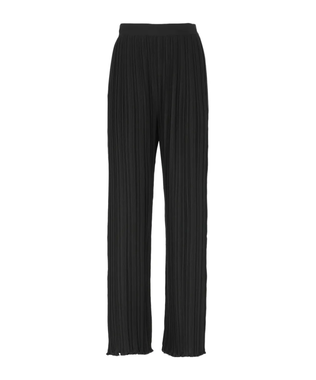 Pleated Straight Leg Pants