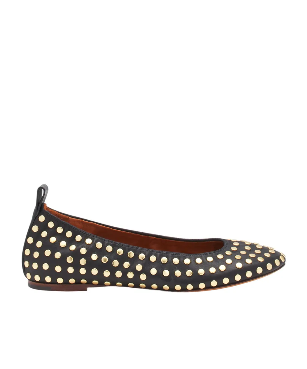 The Studded Ballerina Flats