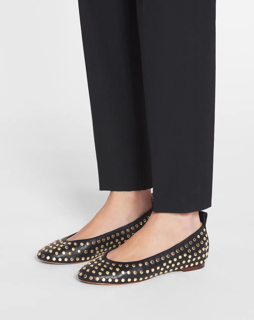 The Studded Ballerina Flats