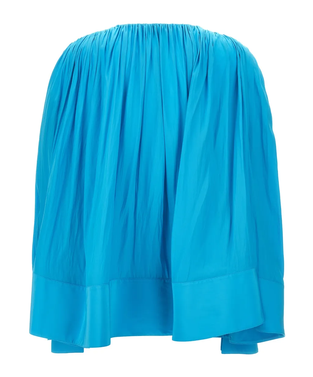 Pleated Drop-Shoulder Kaftan