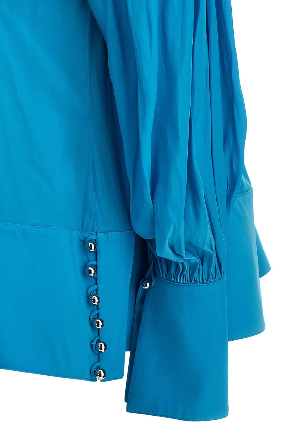 Pleated Drop-Shoulder Kaftan