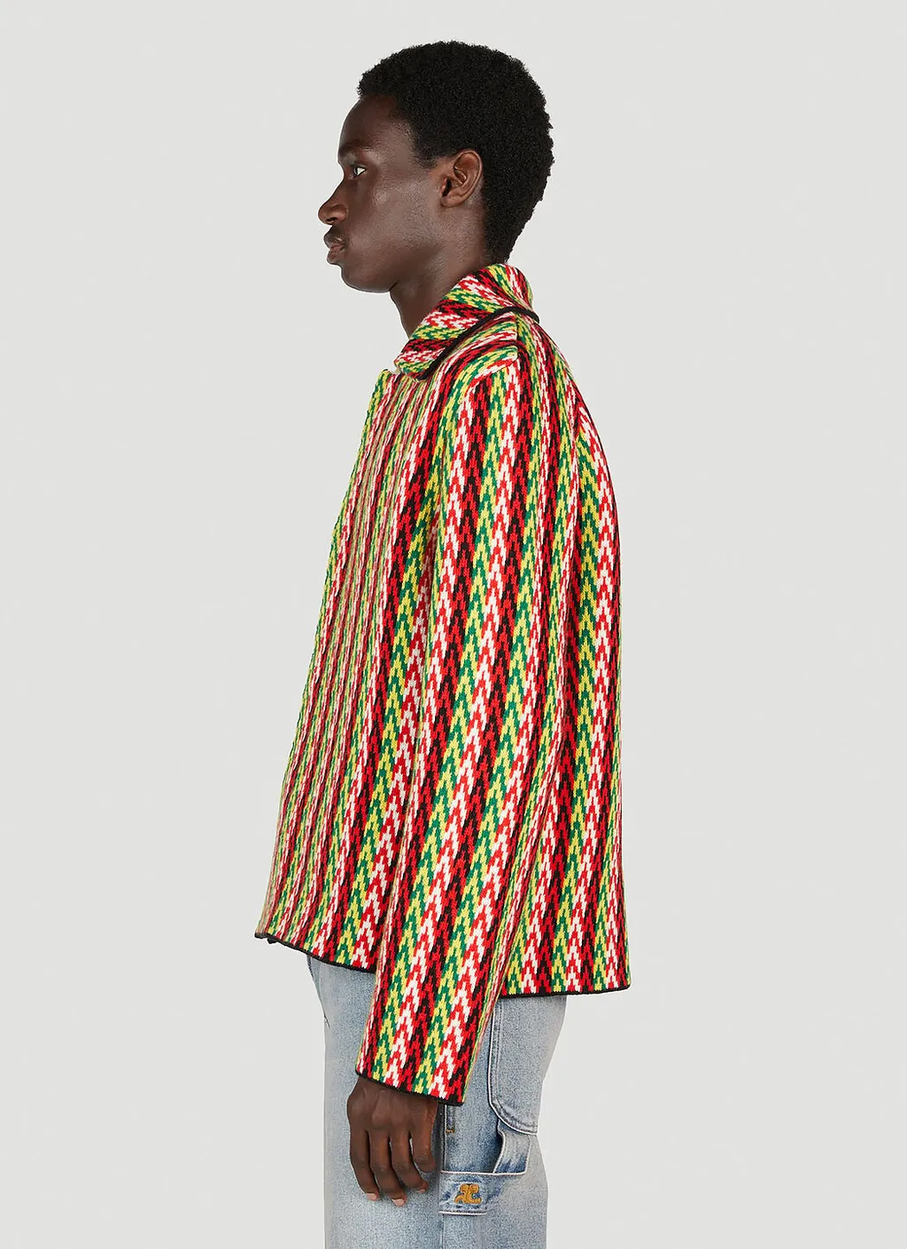 Curb Chevron Long Sleeved Jacket