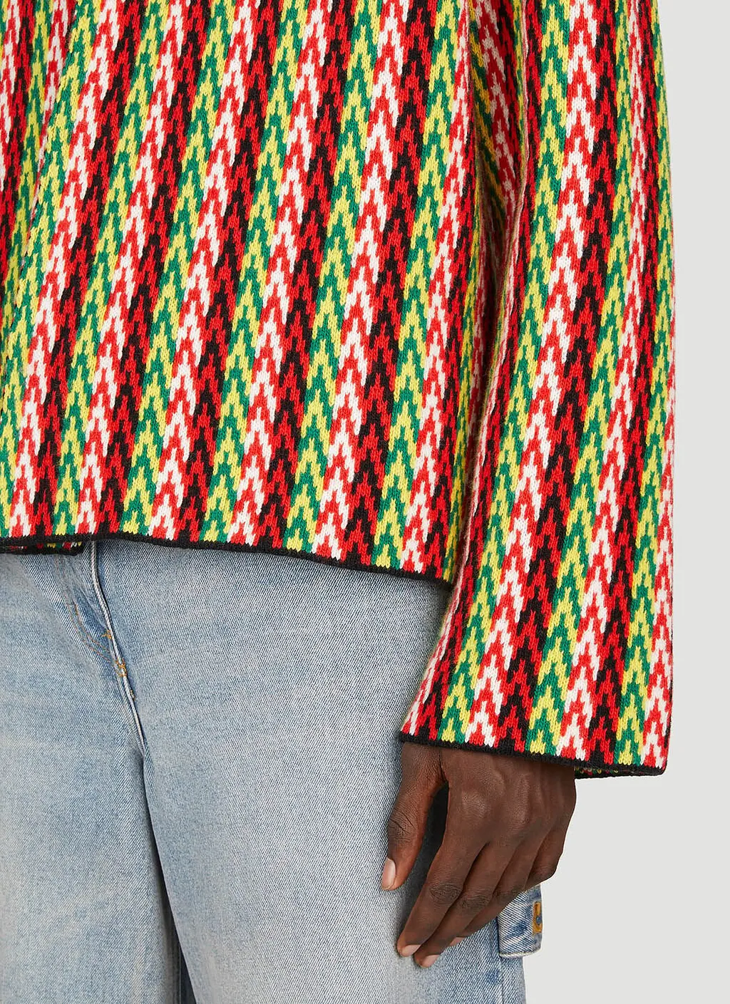 Curb Chevron Long Sleeved Jacket