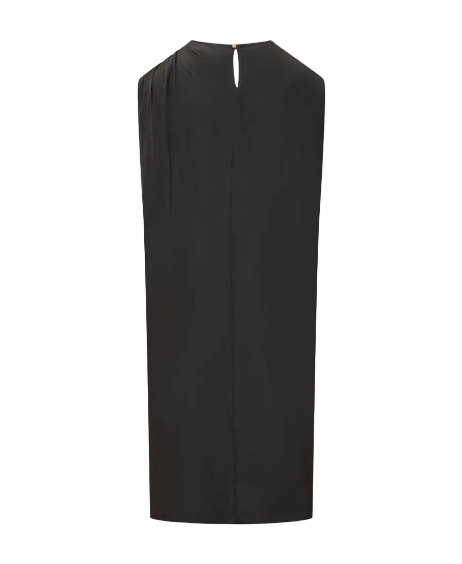 Ring-Detailed Sleeveless Dress