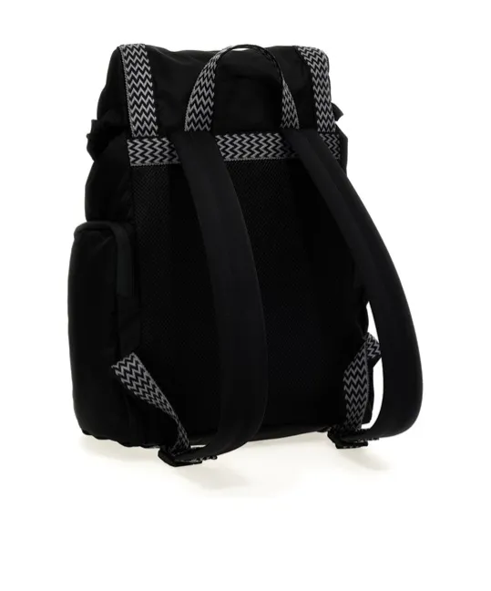 Curb Buckle Detailed Zip-Up Backpack