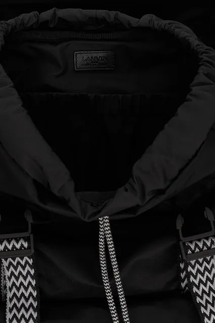 Curb Buckle Detailed Zip-Up Backpack