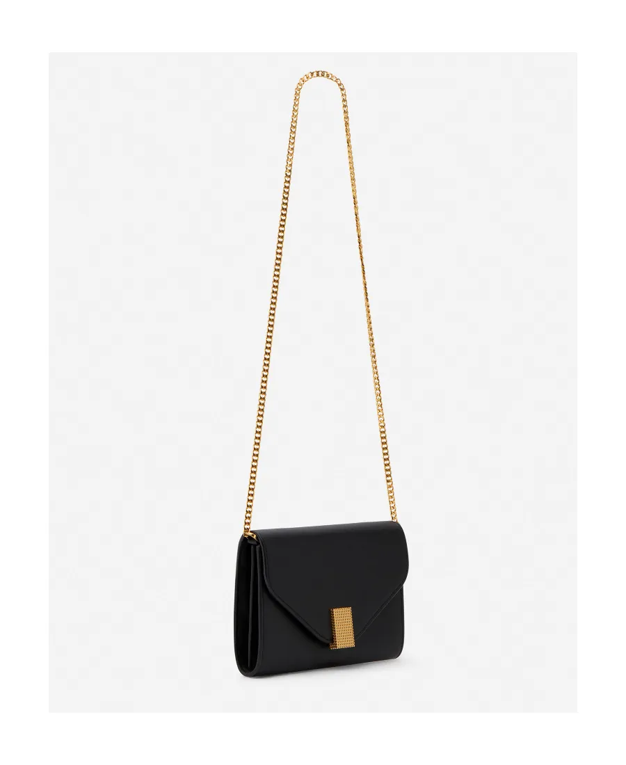 Polished Chained Shoulder Bag