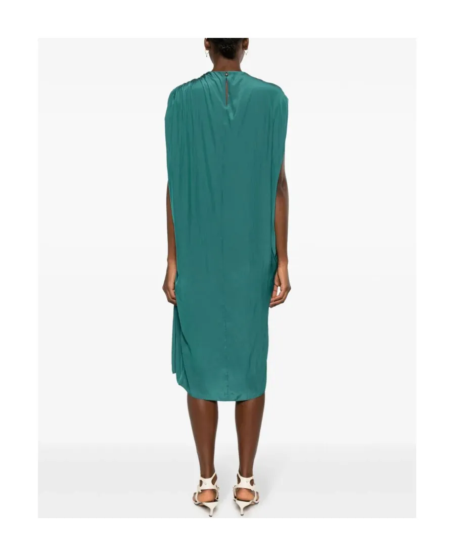 Ring-Detailed Sleeveless Dress