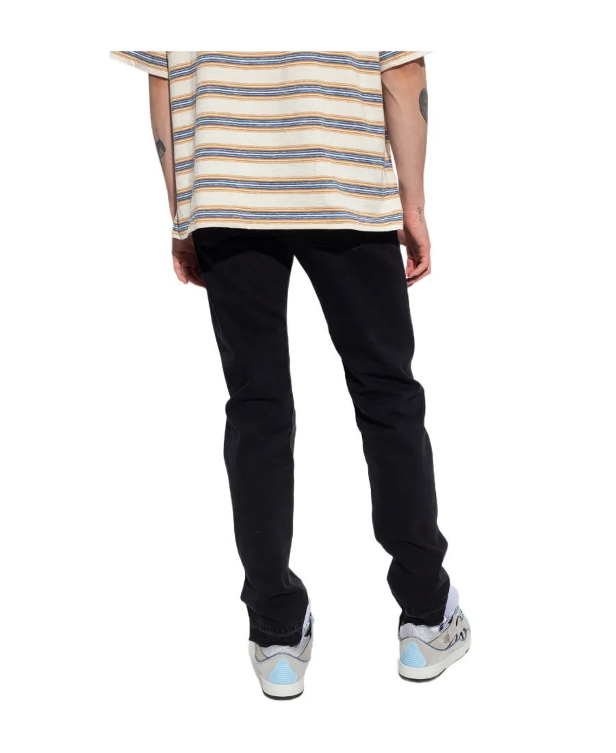 Panelled Straight-Leg Jeans