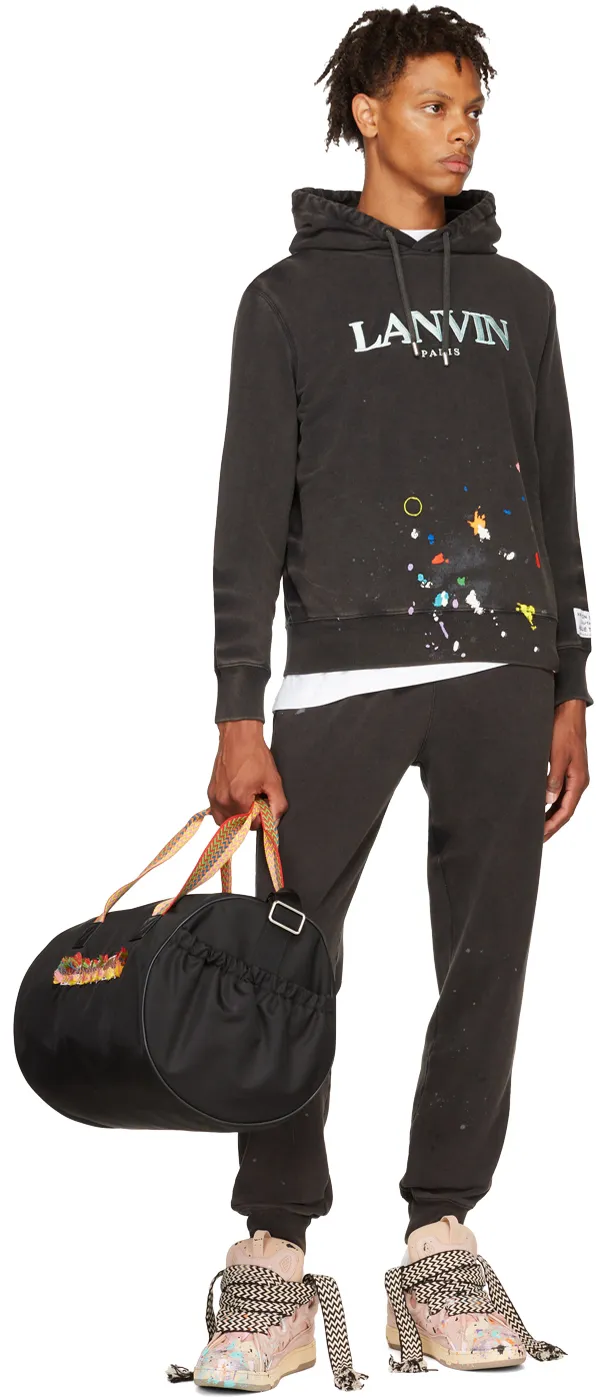 Logo-Print Pullover Hoodie