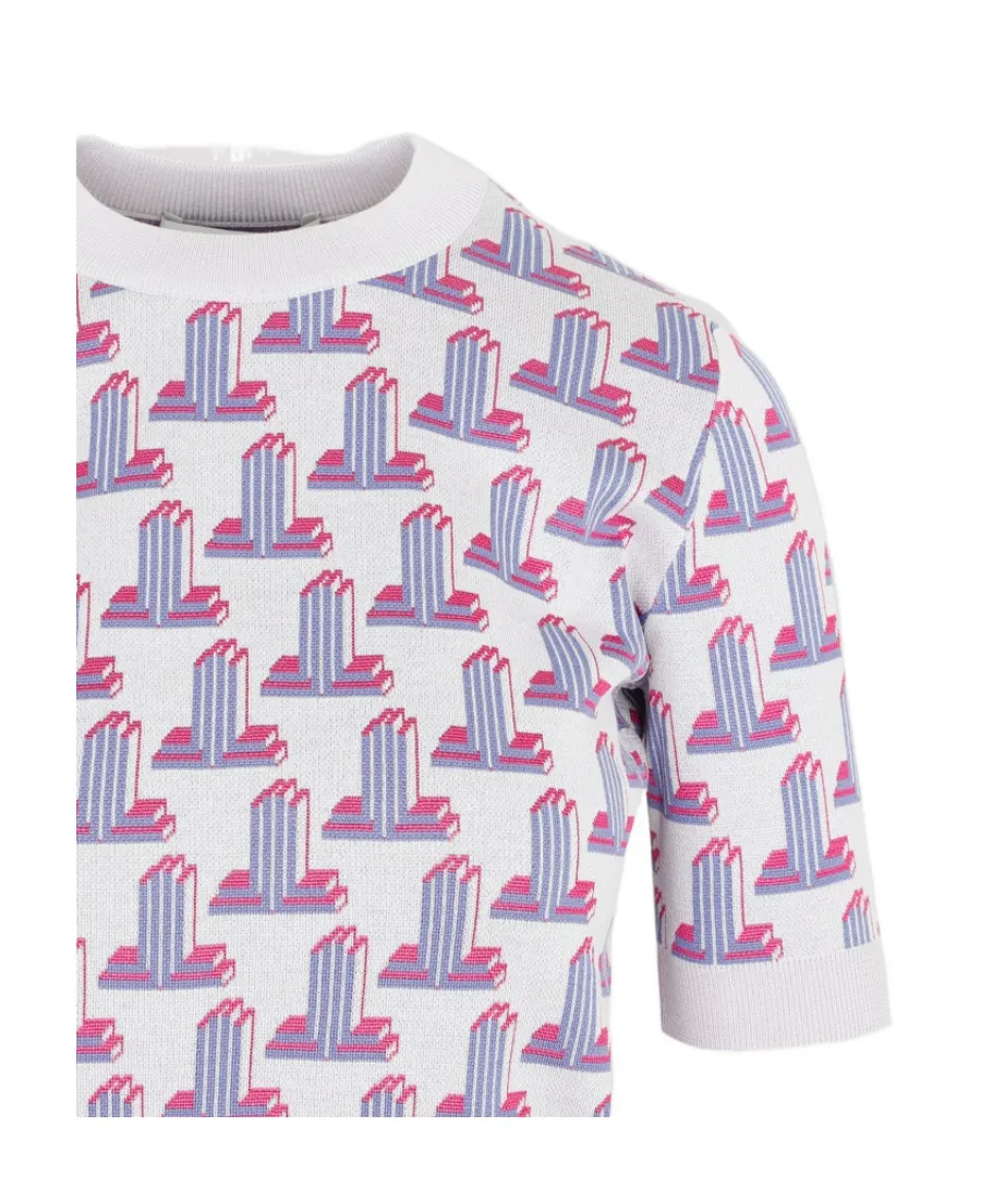 Pattern Knitted T-Shirt