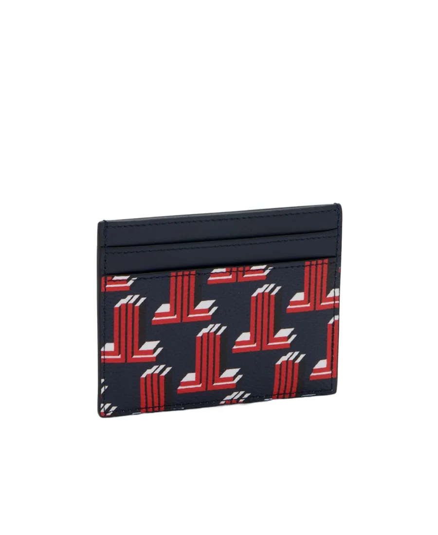 3D Initials Logo-Print Cardholder