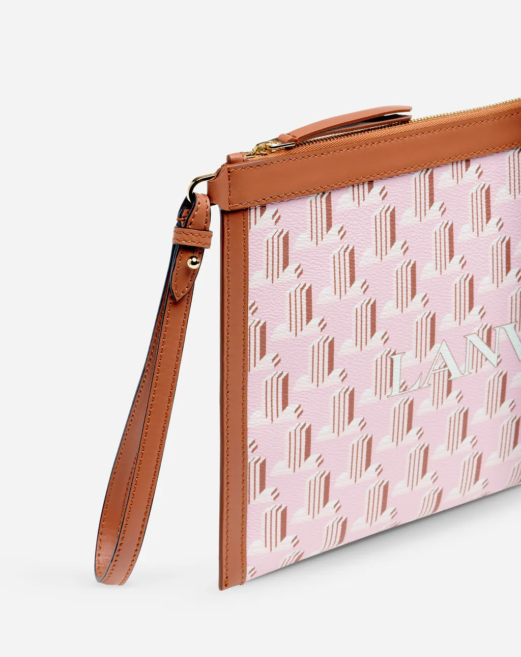 Monogram-Print Clutch