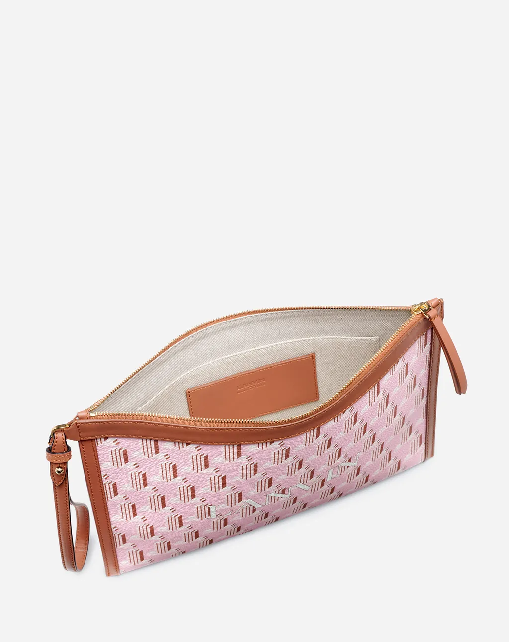 Monogram-Print Clutch