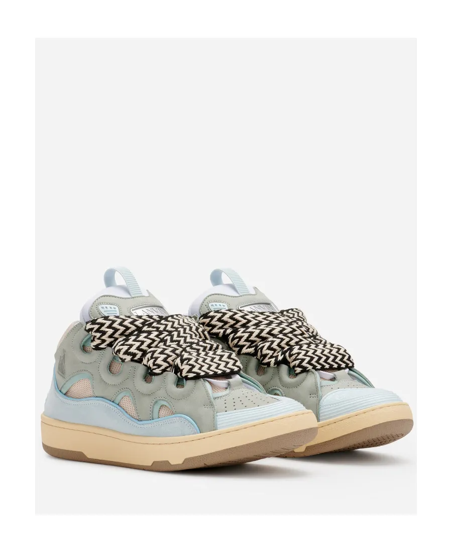Curb Lace-Up Chunky Sneakers