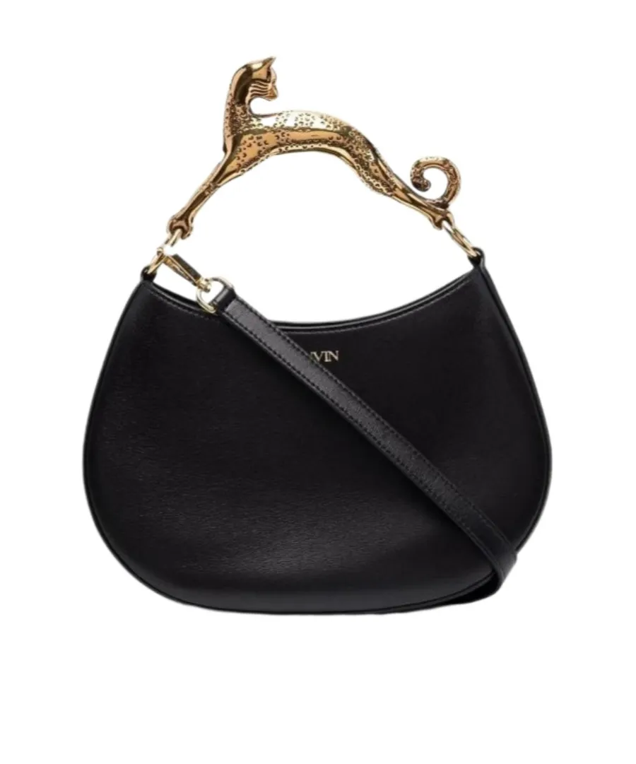 Embellished Handle Zipped Tote Bag