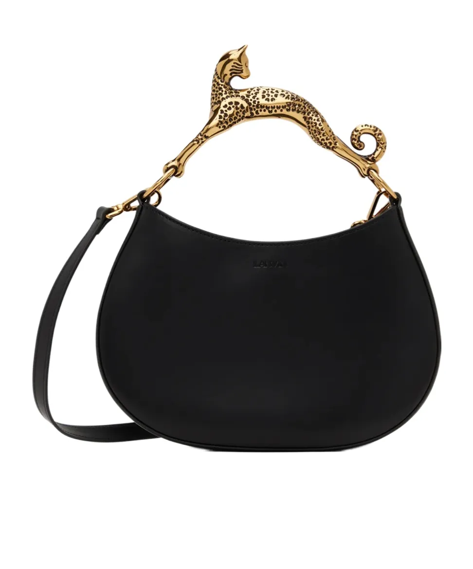 Embellished Handle Zipped Tote Bag