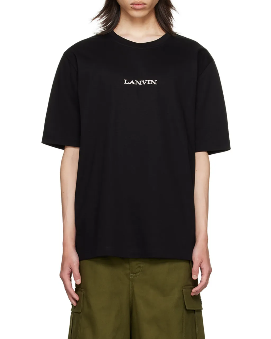 Logo Embroidered Crewneck T-Shirt