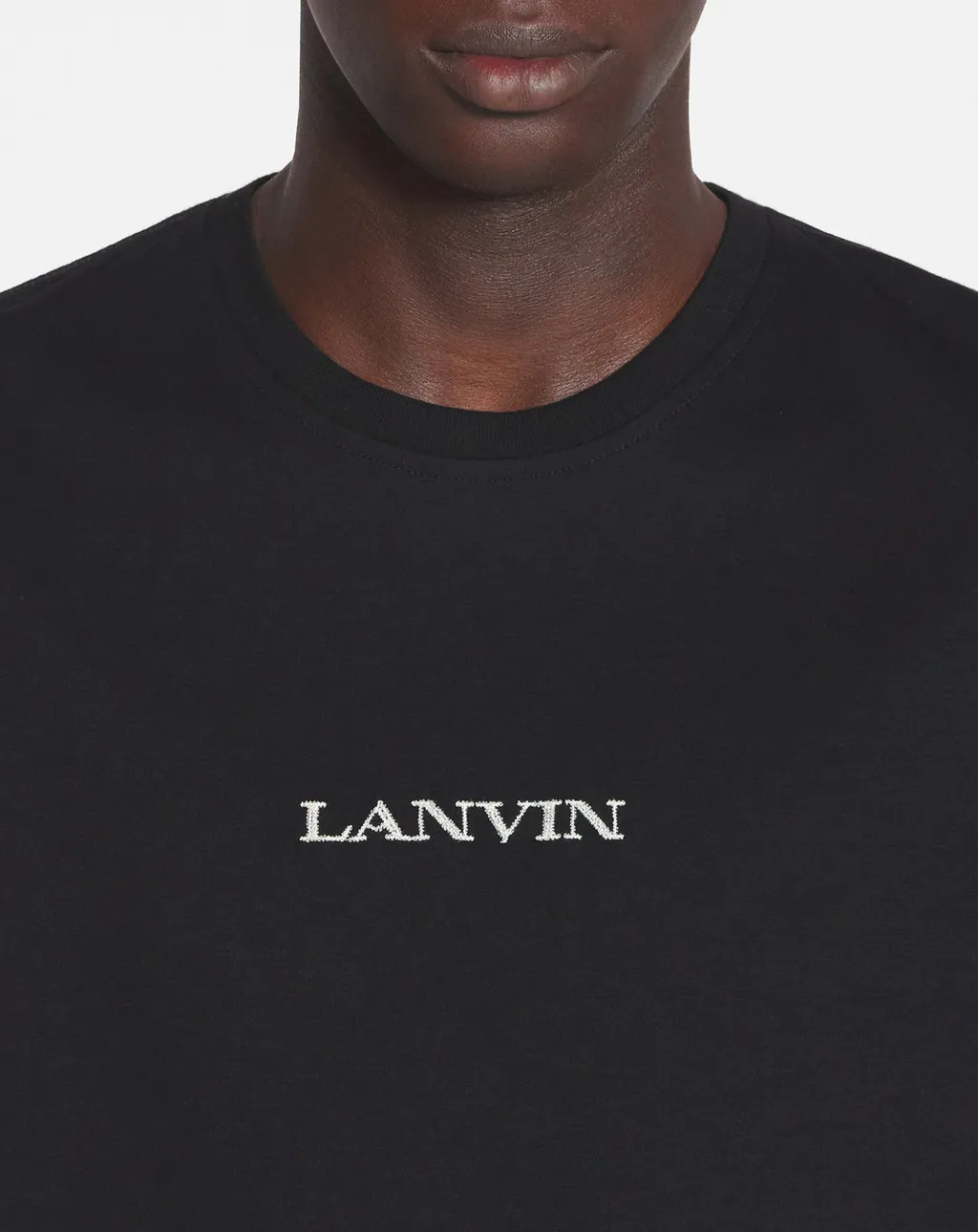 Logo Embroidered Crewneck T-Shirt