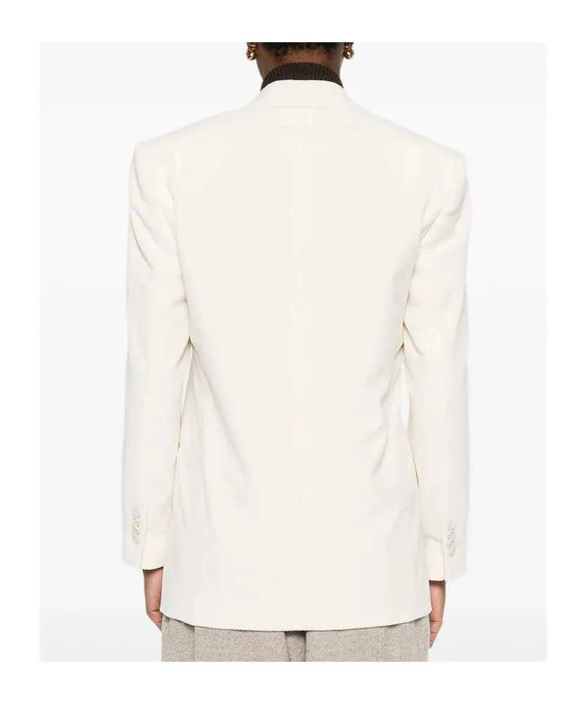 Double-Breasted Corduroy Blazer
