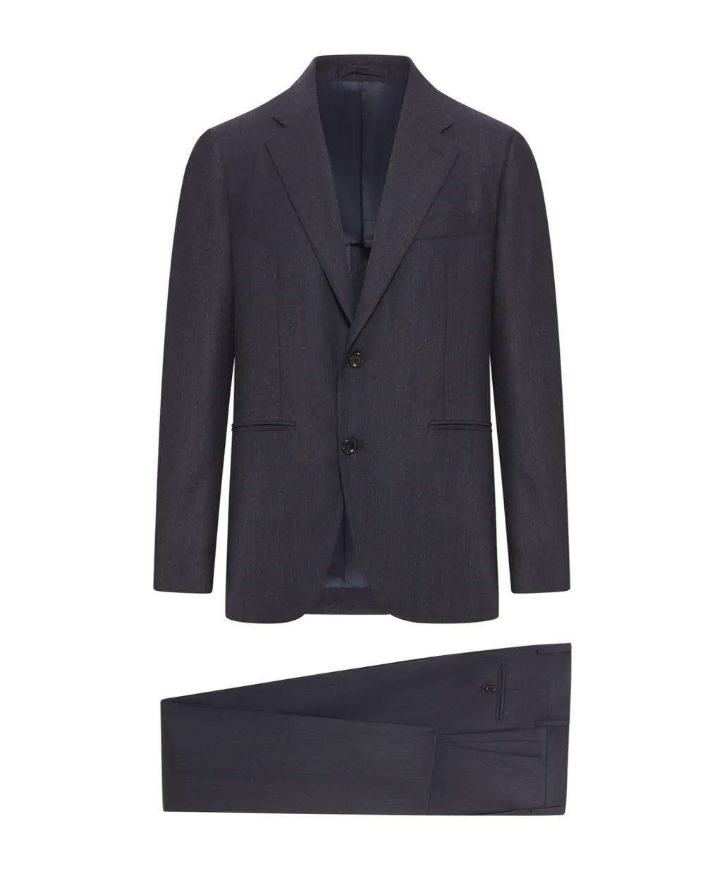 Wool Single-Breasted Suit