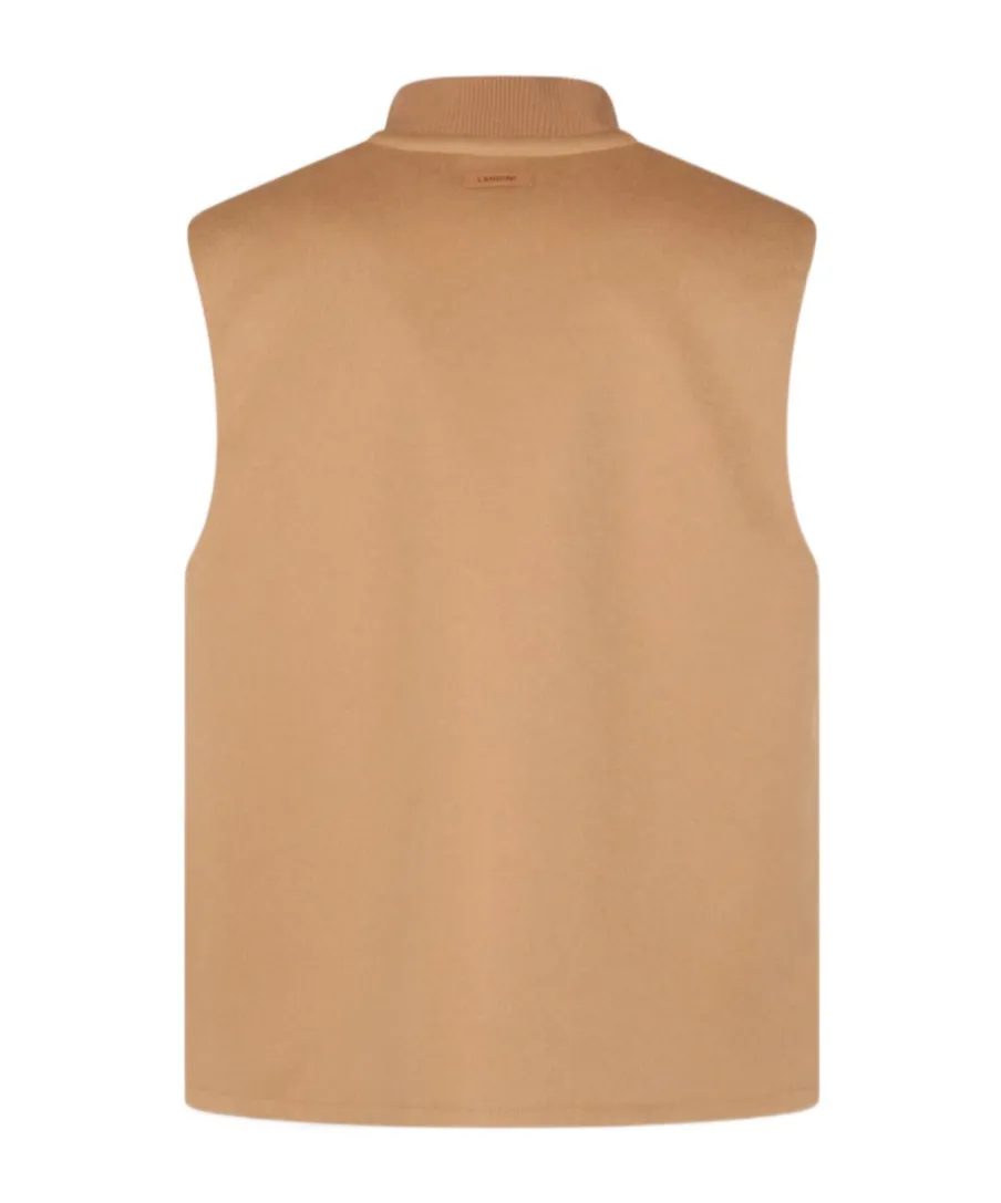 Zippered Sleeveless Vest