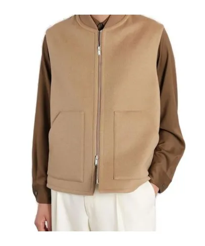 Zippered Sleeveless Vest