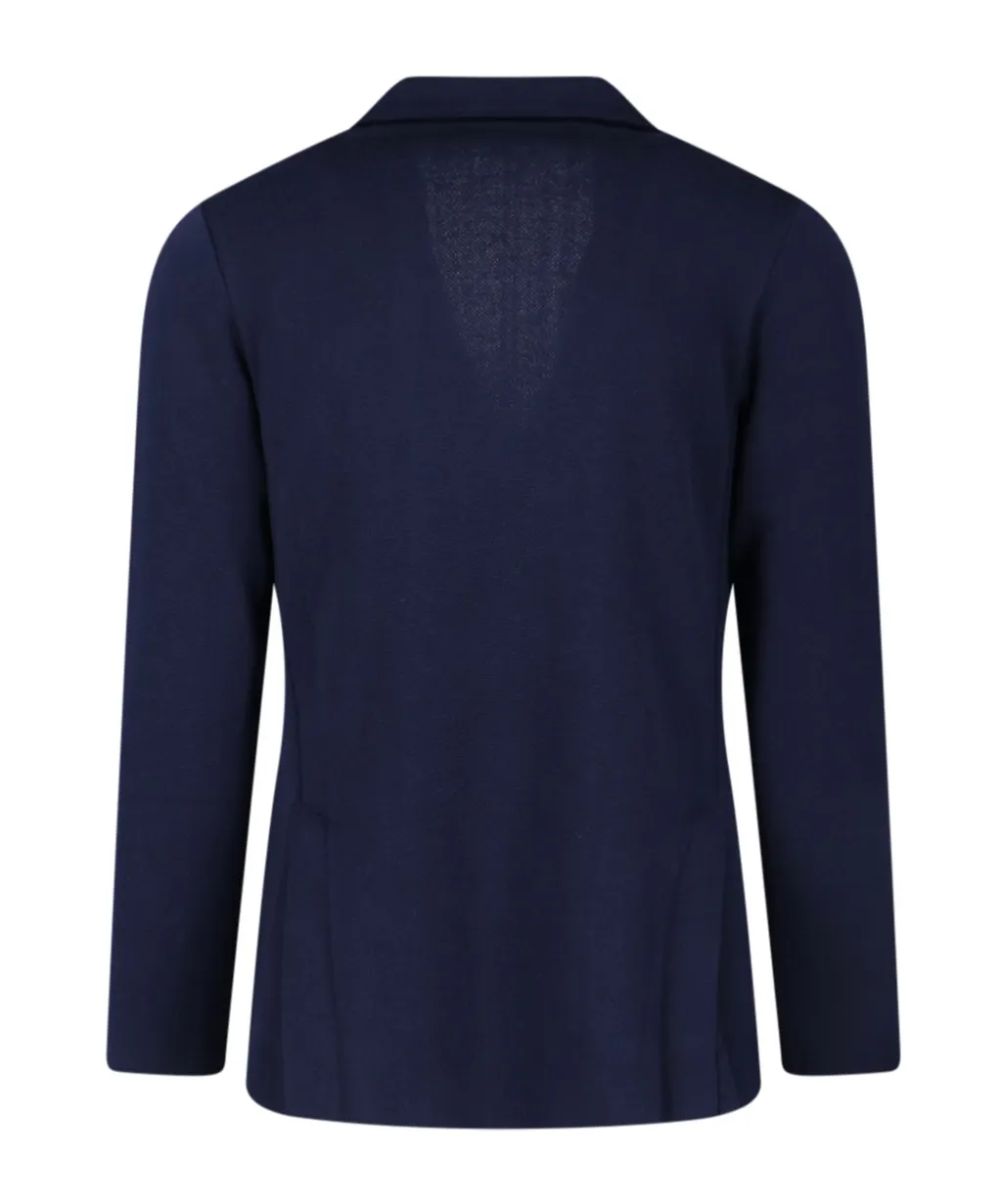 Double-Breasted Patch-Pocket Jacket