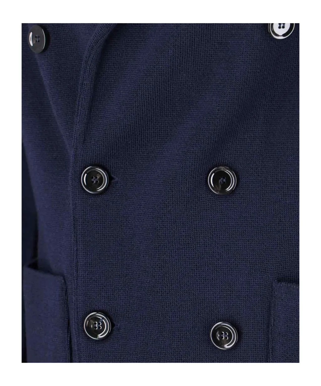 Double-Breasted Patch-Pocket Jacket