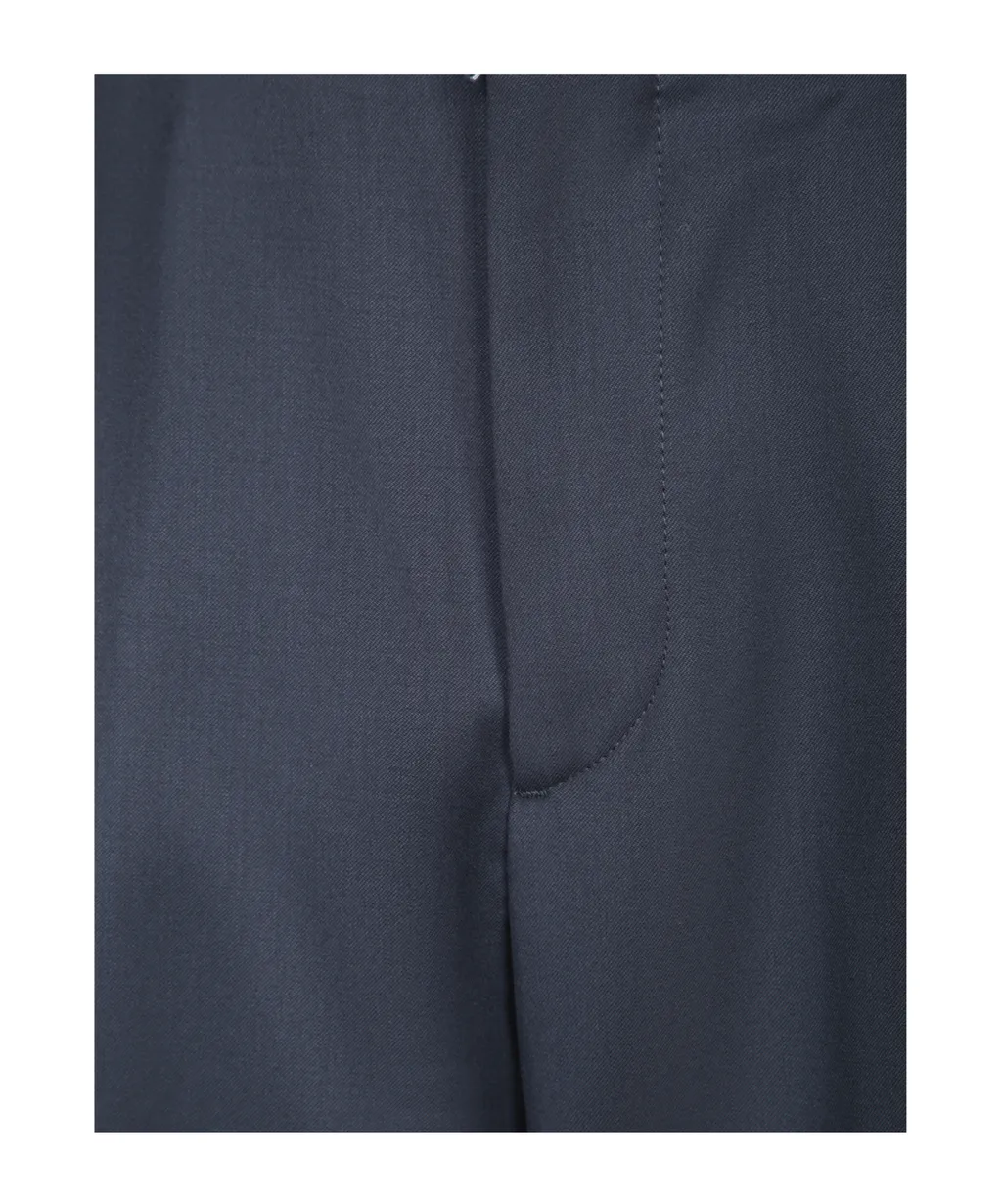 Straight-Leg Tailored Trousers