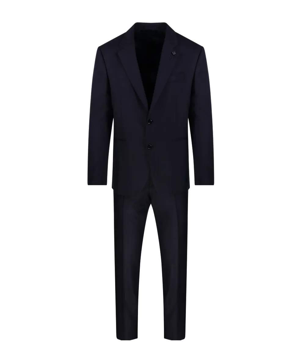Virgin Wool Blend Suit