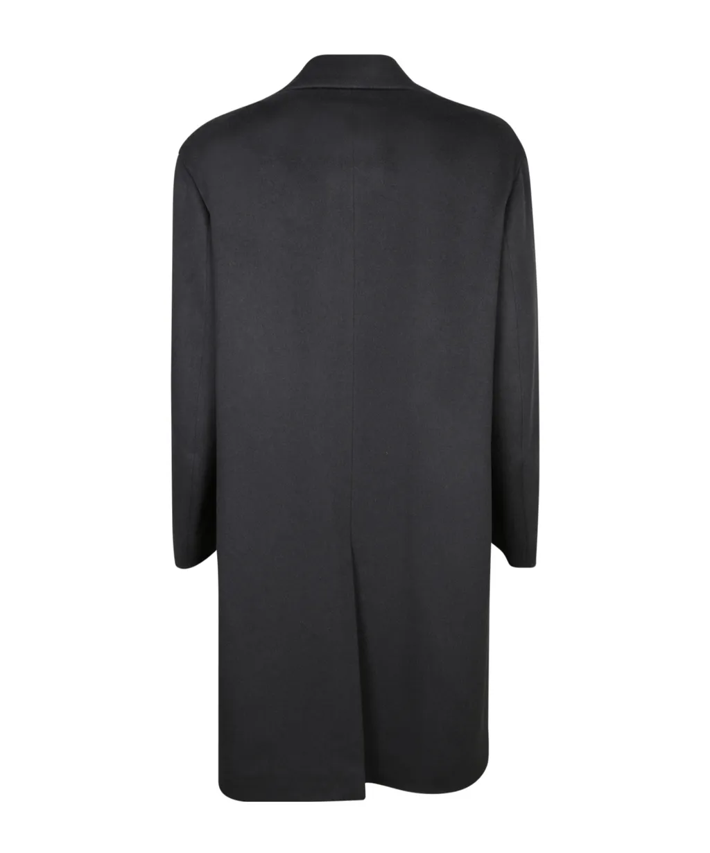 Three-Button Notched Lapel Coat