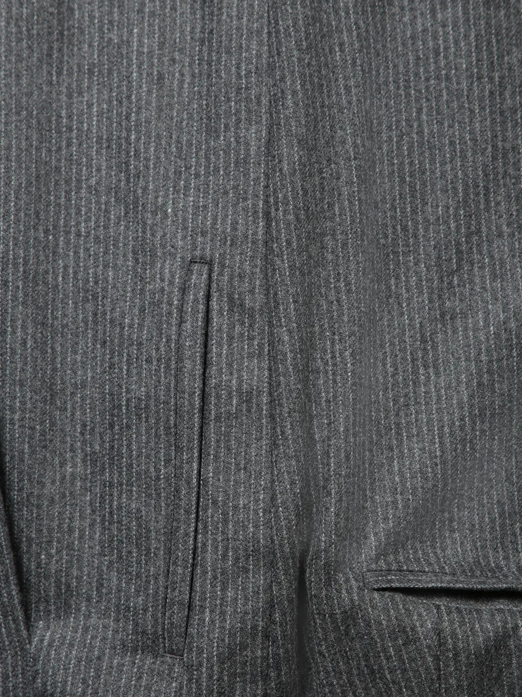 Single Breasted Striped Two-Piece Suit