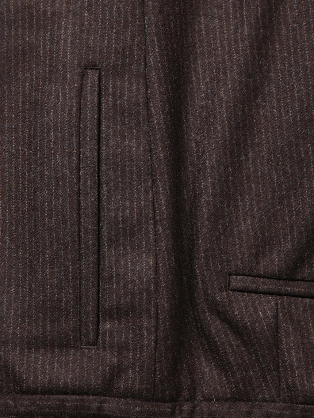 Single Breasted Striped Two-Piece Suit