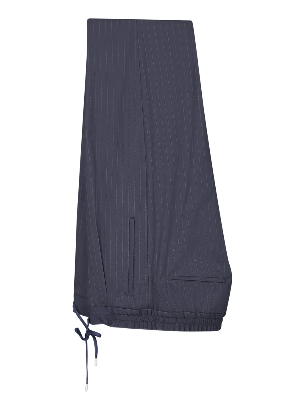 Single Breasted Pinstriped Two-Piece Suit