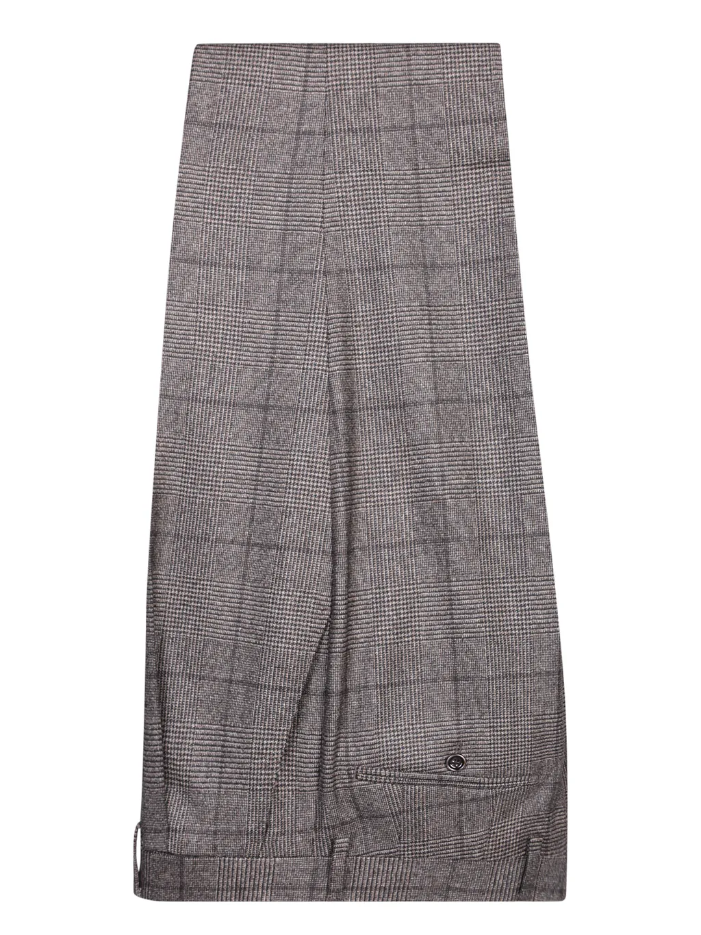 Two-Piece Checked Tailored Suit