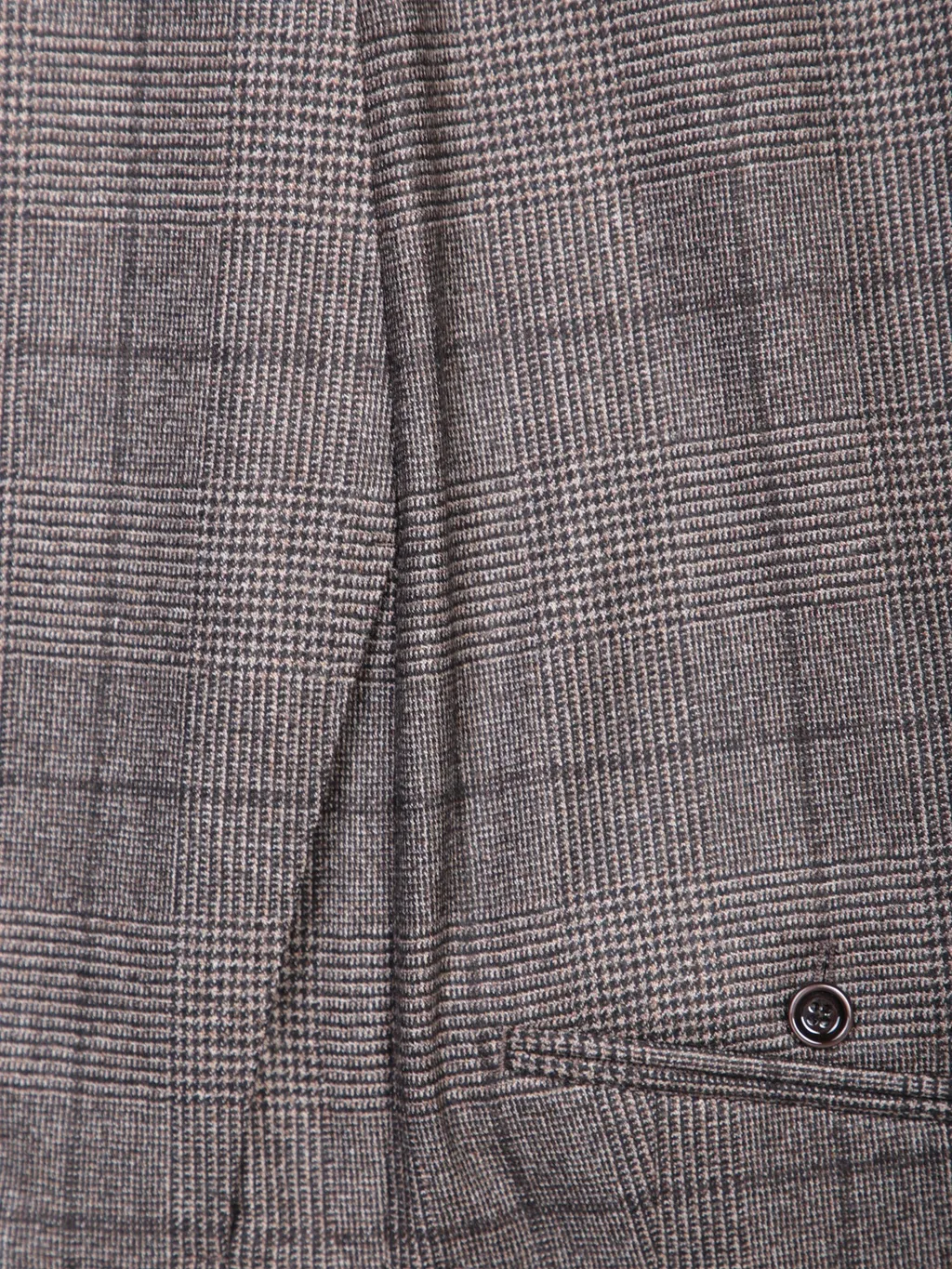 Two-Piece Checked Tailored Suit