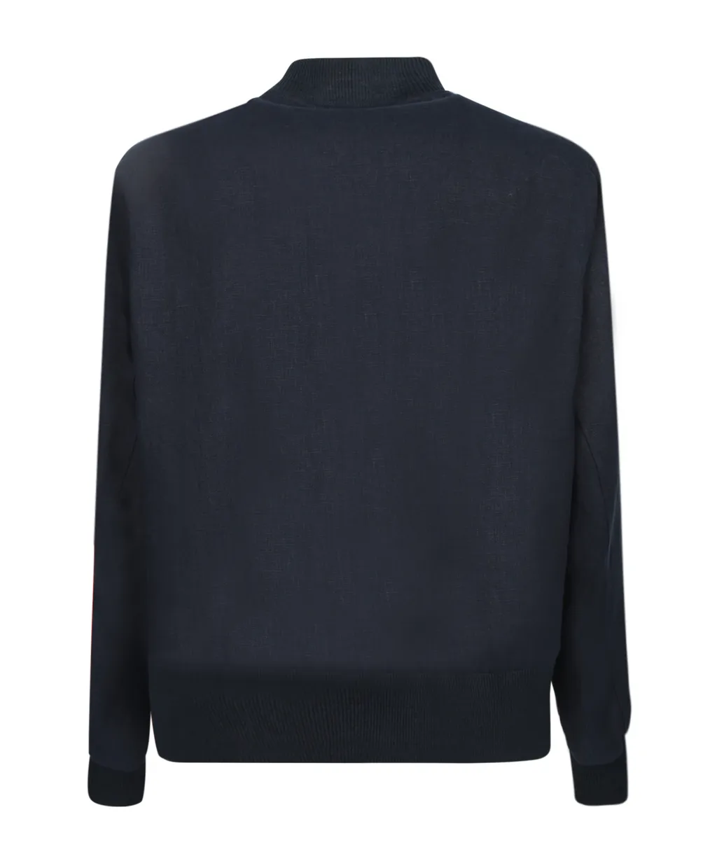 Zipped Bomber Jacket