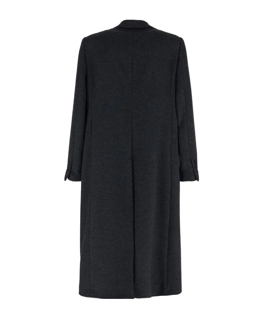 Double-Breasted Tailored Coat