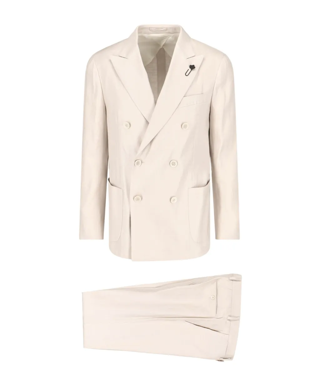 Peak-Lapels Double-Breasted Suit