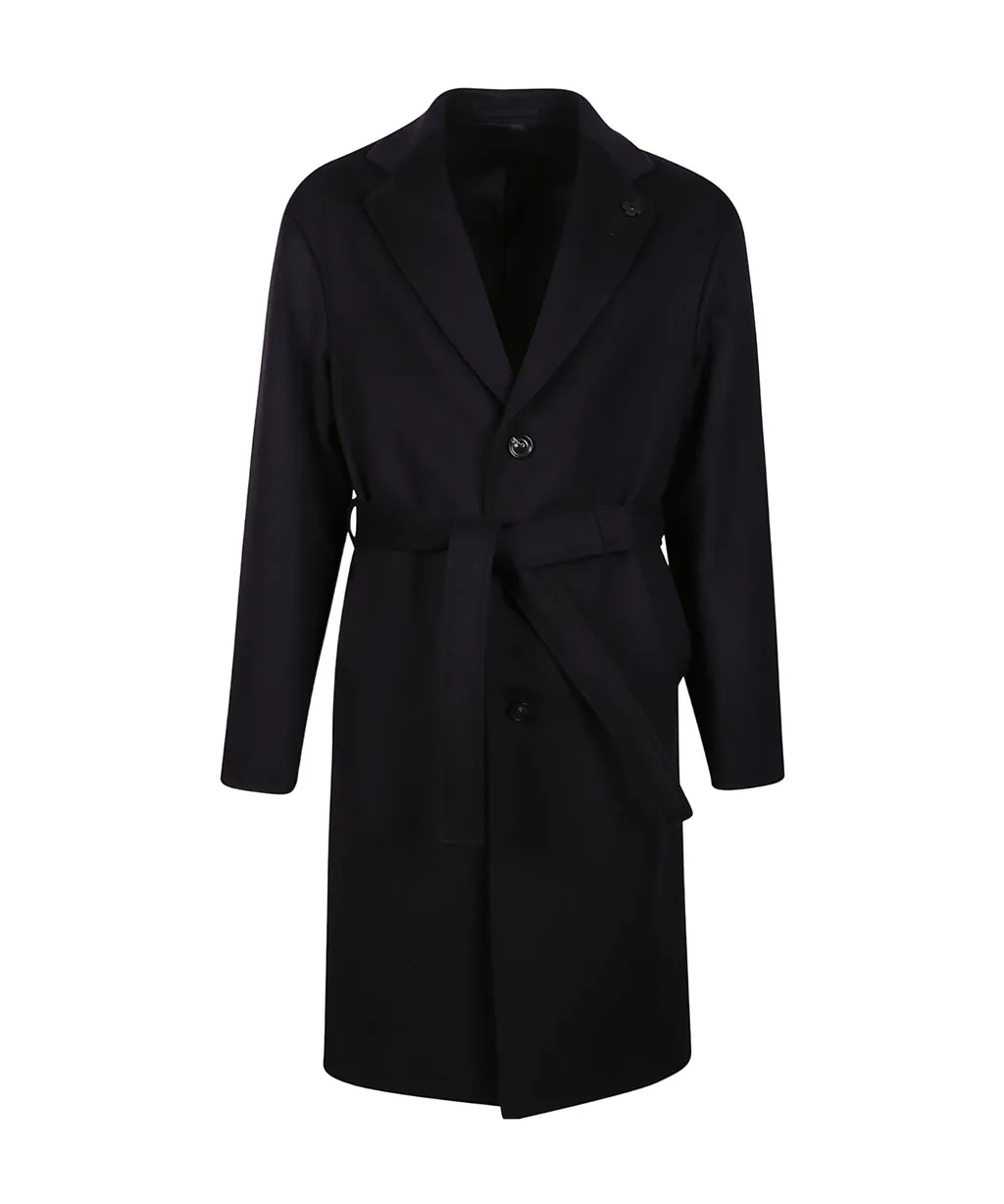 Single Breasted Belted Coat