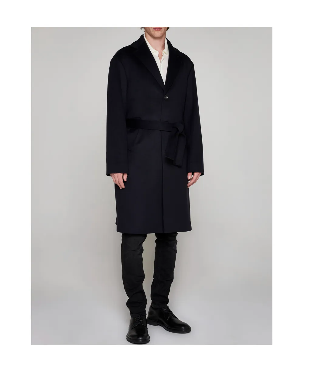 Single Breasted Belted Coat